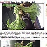 BANPRESTO Code Geass R2 DX Figure C.C.