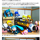 ねんどろいどぷちのボカロキャラが大集合！リン・レンがロードローラーで大暴れだ！: hobby - toy - web