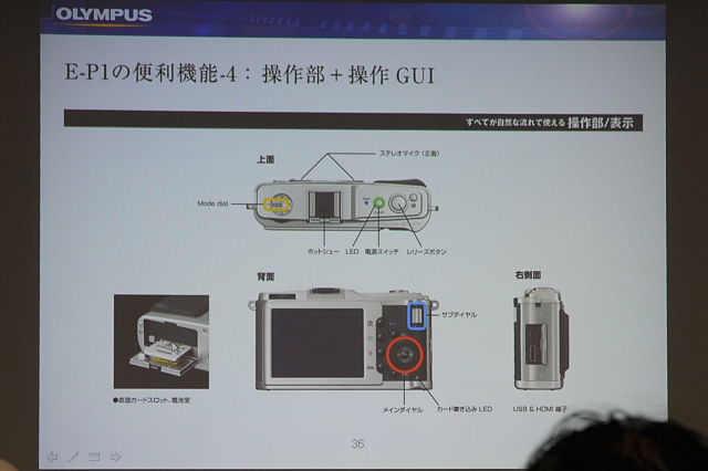 [イベント][サンプル展示] OLYMPUS E-P1 タッチ＆トライセミナー