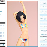 スレンダーで美しい水着姿「BEACH QUEENS ラブプラス 小早川 凛子」サンプルレビュー