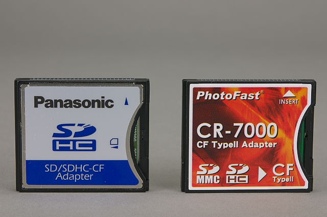 注目の パナソニック SD SDHCメモリーカード用CFアダプター BN-CSDACP3 