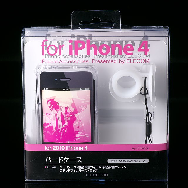 [ガジェットレビュー] ELECOM iPhone 4用ハードケース MPA-P10PCCR