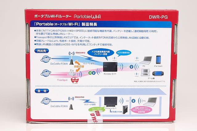 [ガジェットレビュー] BUFFALO DoCoMo用 ポータブルWi-Fiルータ DWR-PG