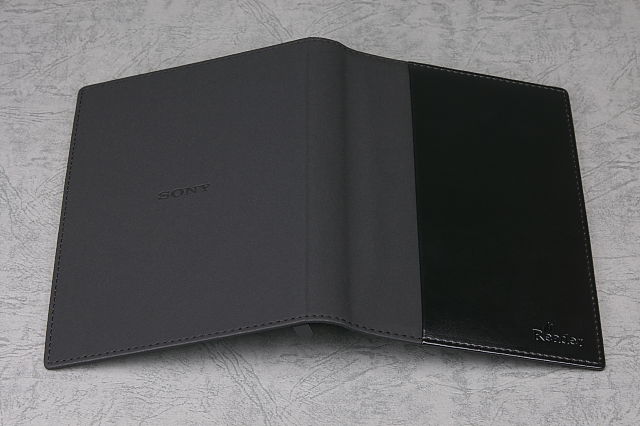 [ガジェットレビュー] Sony Reader PRS-650用ブックカバー PRSA-SC65 (B)ブラック